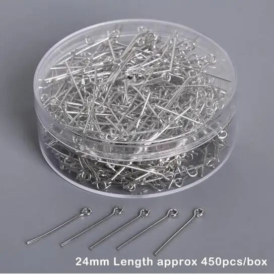 Rhodium 100-500 шт золотистого и серебряного цвета шкатулка для ювелирных изделий серьги крючки цепи кольца для прыжков бусина 9 букв шпильки для глаз Сделай Сам ювелирных изделий Изготовление - Цвет: Rhodium