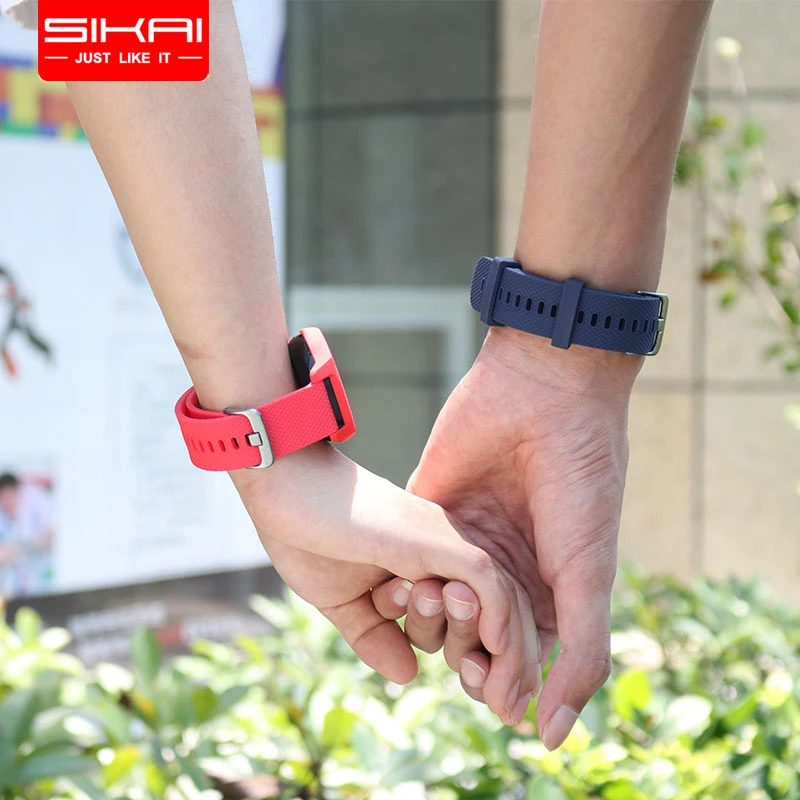 Универсальный сменный Браслет SIKAI 20 мм для Huami Aamazfit bip Band Ticwatch E силиконовый