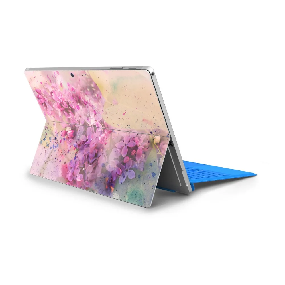 Красочные цветы украшения ноутбук кожи наклейки для microsoft Surface Pro 4/5 задняя крышка наклейки для microsoft surface Pro 6