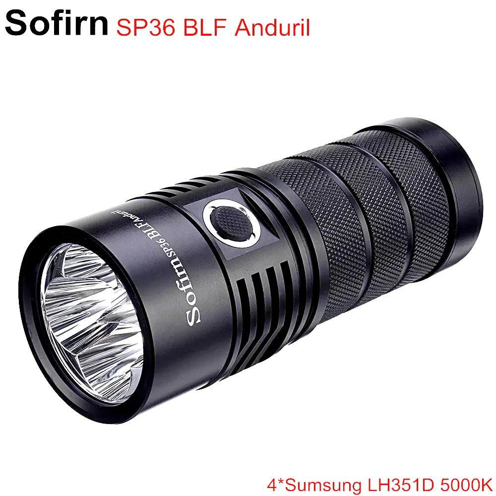 sofirn sp36 blf anduril 4samsung lh351d 5650lm powerful led flashlight usb rechargeable 18650 torch 5000k high 90 cri free global shipping