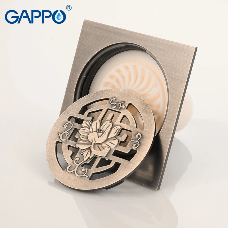 Латунный сливной фитинг GAPPO для душа стопор дренажа пола раковины заглушка