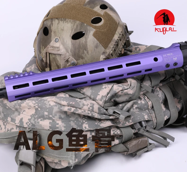 1" 13" 1" гель Blaster M4 свободном M-LOK Airsoft Защита для рук с креплением для ALG фиолетовый, Черный Tan рельсы тонкий Стиль для прицела