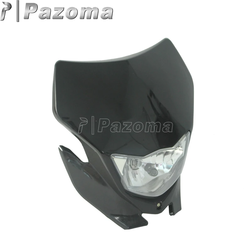Фара мотоциклетная черная для мотоцикла верхняя и нижняя фара мотоциклов