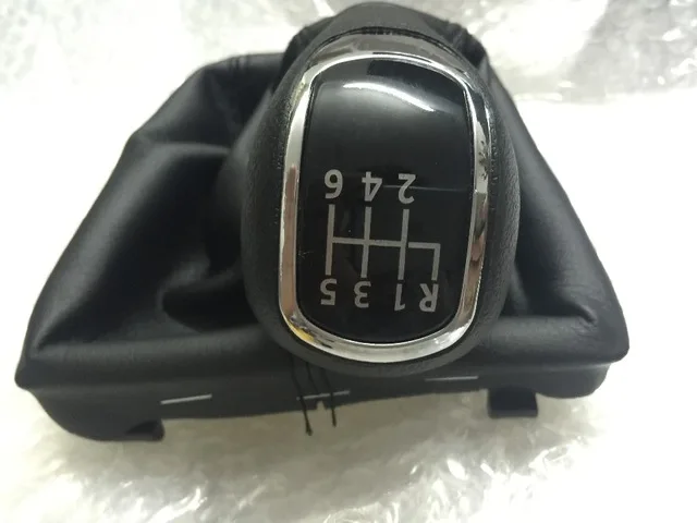 6 speed black cap FAT для Skoda SKODA SUPERB MK2 II 2 5 скоростей автомобильный ручной рычаг переключения передач с загрузкой 3T0711113 - Название цвета: 6 speed black cap