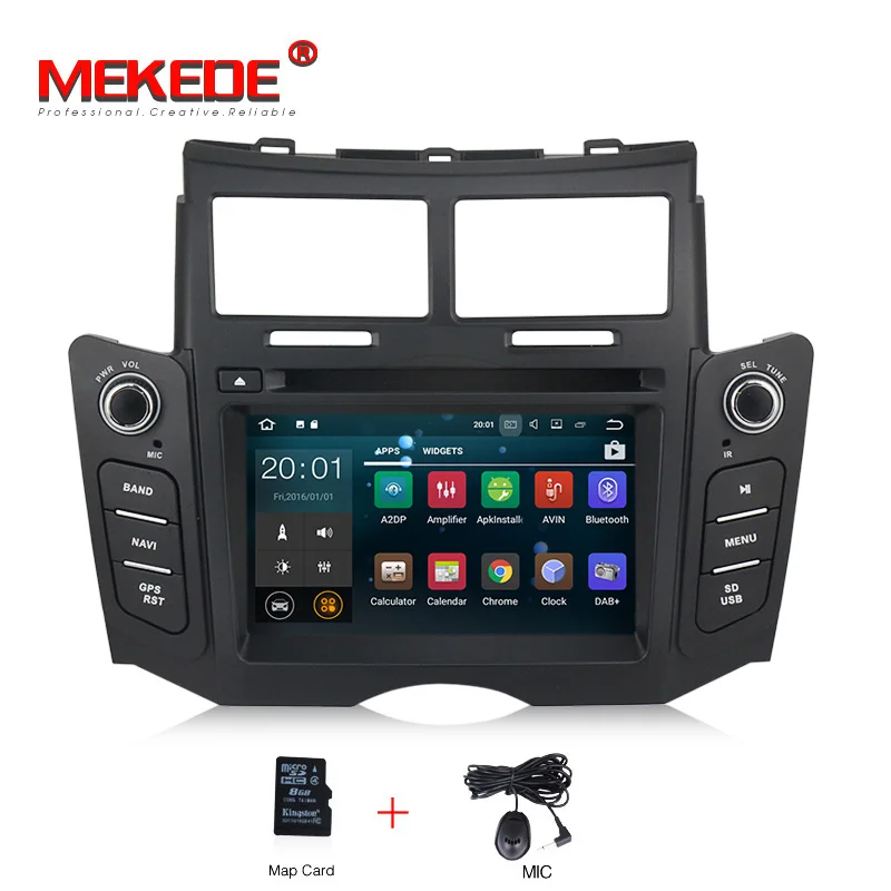 PX30 Android 9,0 2G+ 16G rom автомобильный dvd-плеер Радио стерео для toyota Yaris 2005-2011 с wifi BT 3g DAB+ gps - Цвет: model