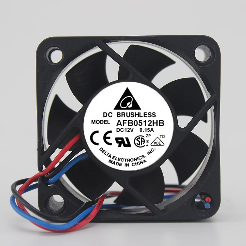 Оригинальный вентилятор охлаждения AFB0512HB 5015 12V 0.15A 5 см с двумя шариками