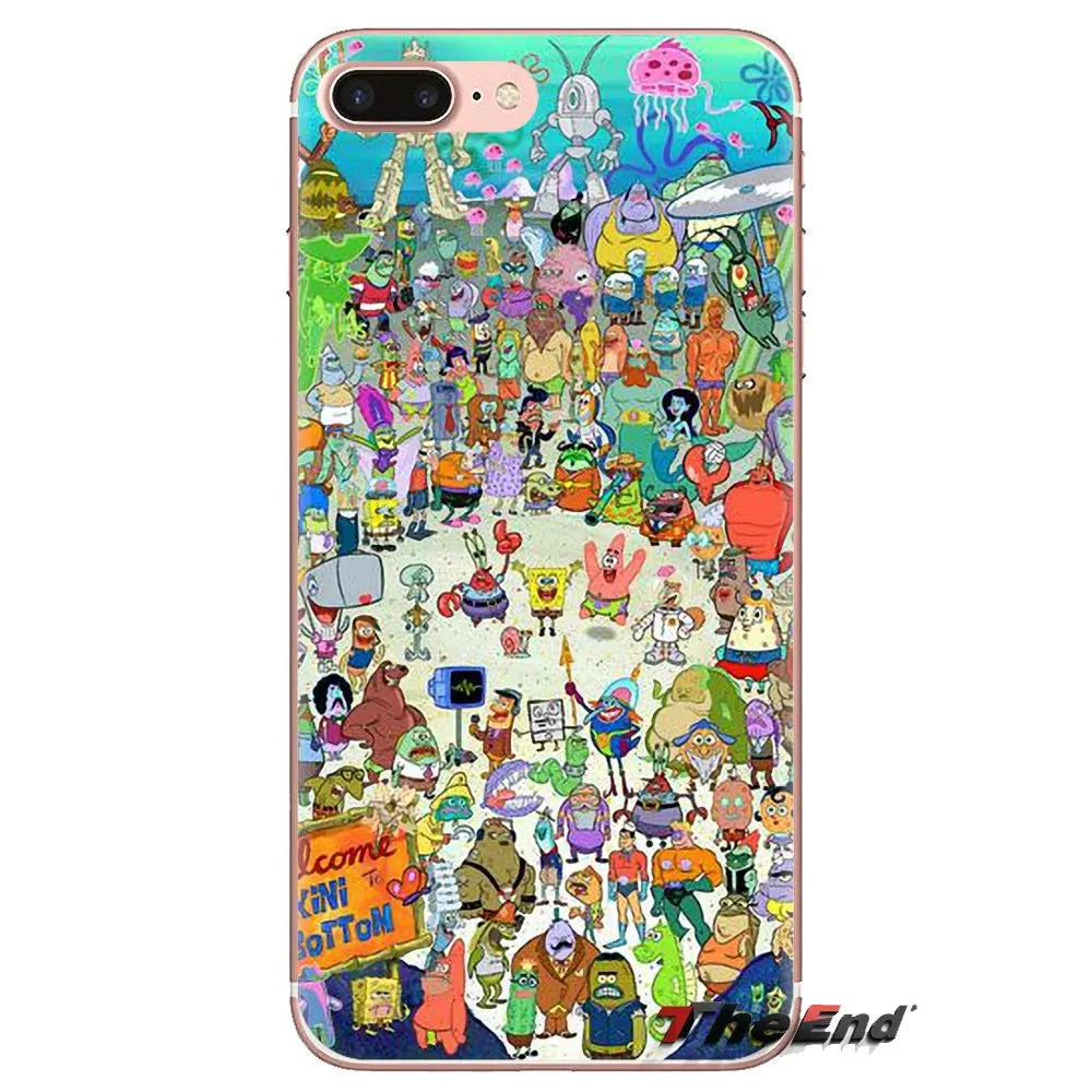 For Huawei Nova 2 3 2i 3i Y6 Y7 Y9 Prime Pro GR3 GR5 2017 2018 2019 Y5II Y6II Phone Case SpongeBob Patrick Star Game Squarepants |