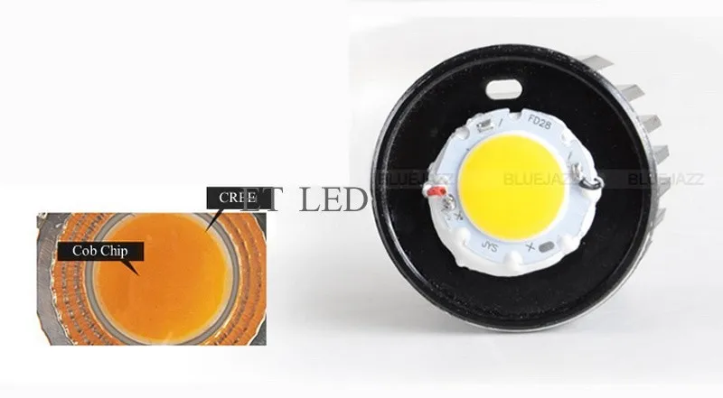 Белый/задний/серебристый корпус 1500lm 20 Вт Cob Led Диммируемый светодиодный светильник освещение Встраиваемые лампы 110-240 В CE& ROHS UL SAA CUL