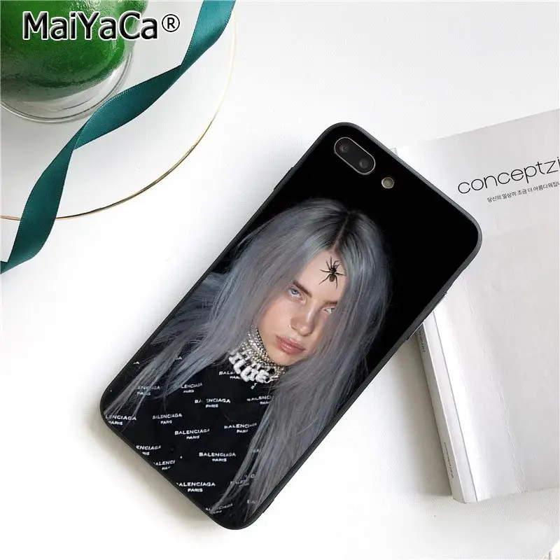 A2 Чехол для телефона MaiYaCa Music Singer Star Billie Eilish для iphone 11 Pro 11Pro Max 8 7 6 6S Plus X XS MAX 5 5S SE XR - Цвет: A2