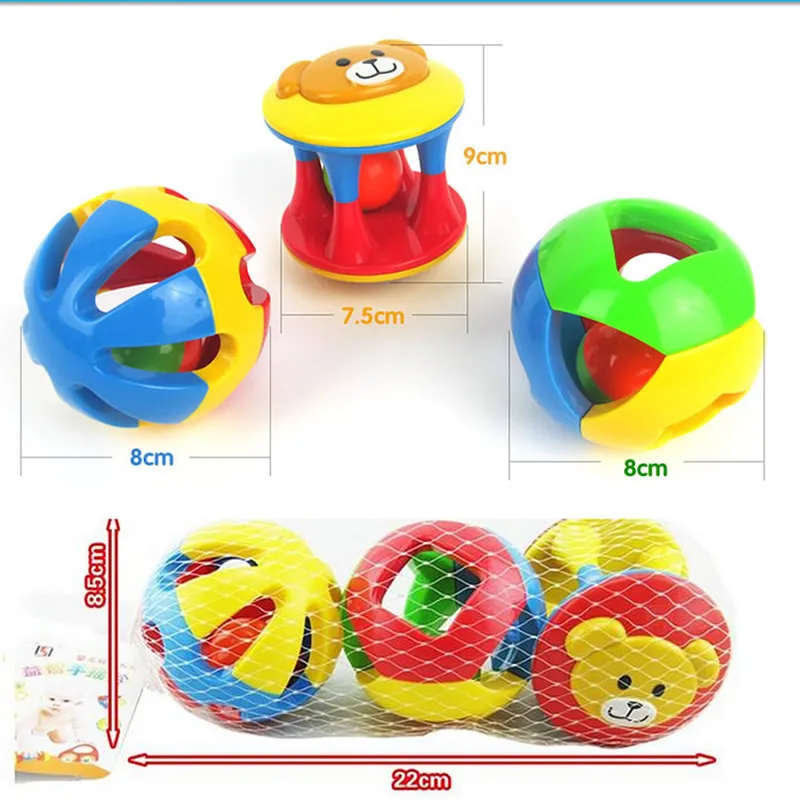 Детские погремушки маленький громкий колокольчик шариковое кольцо развивающее