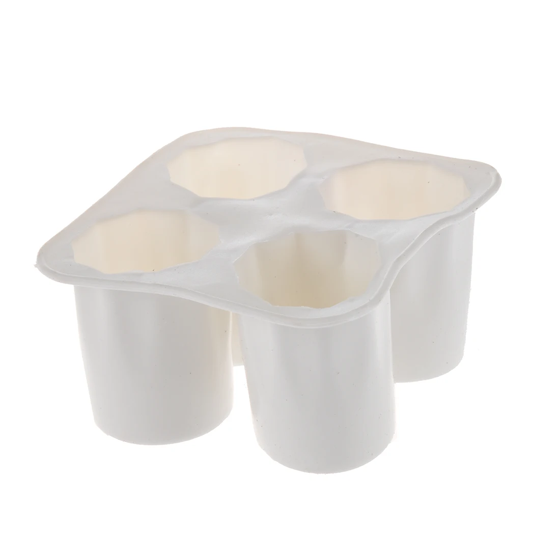 Силиконовые Формочки в форме 4 стаканов для ледяных кубиков стеклянные