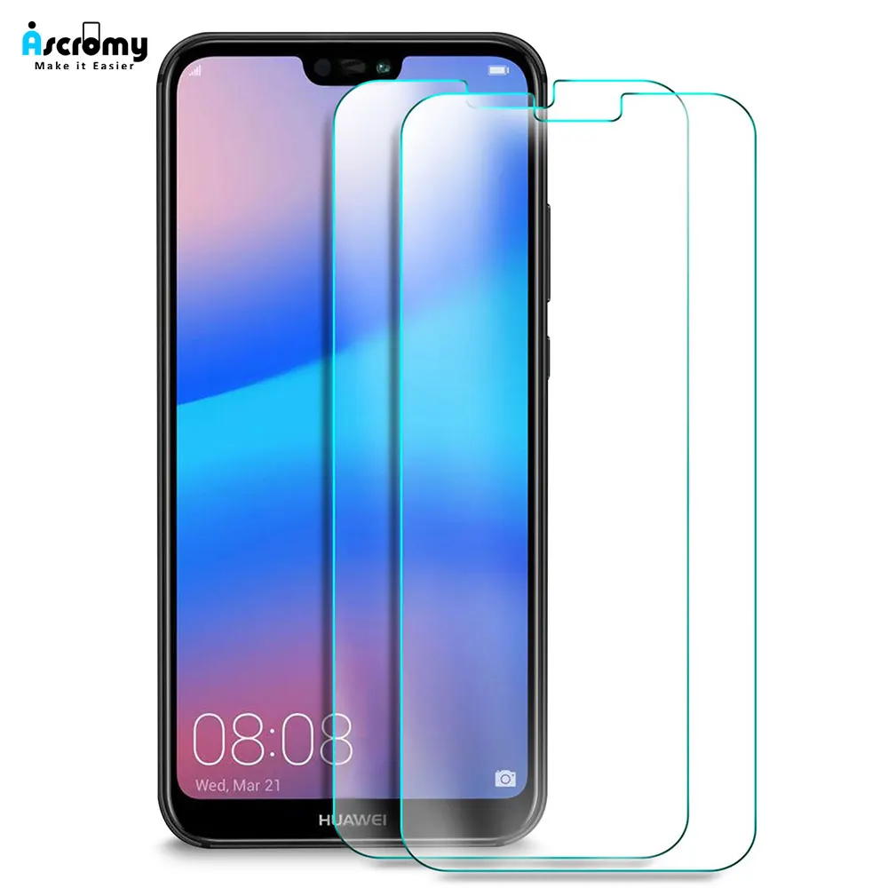 Ascromy 10 шт. Защитная пленка для экрана из закаленного стекла Huawei P20 Lite Mate 20 P Smart Y6 Prime