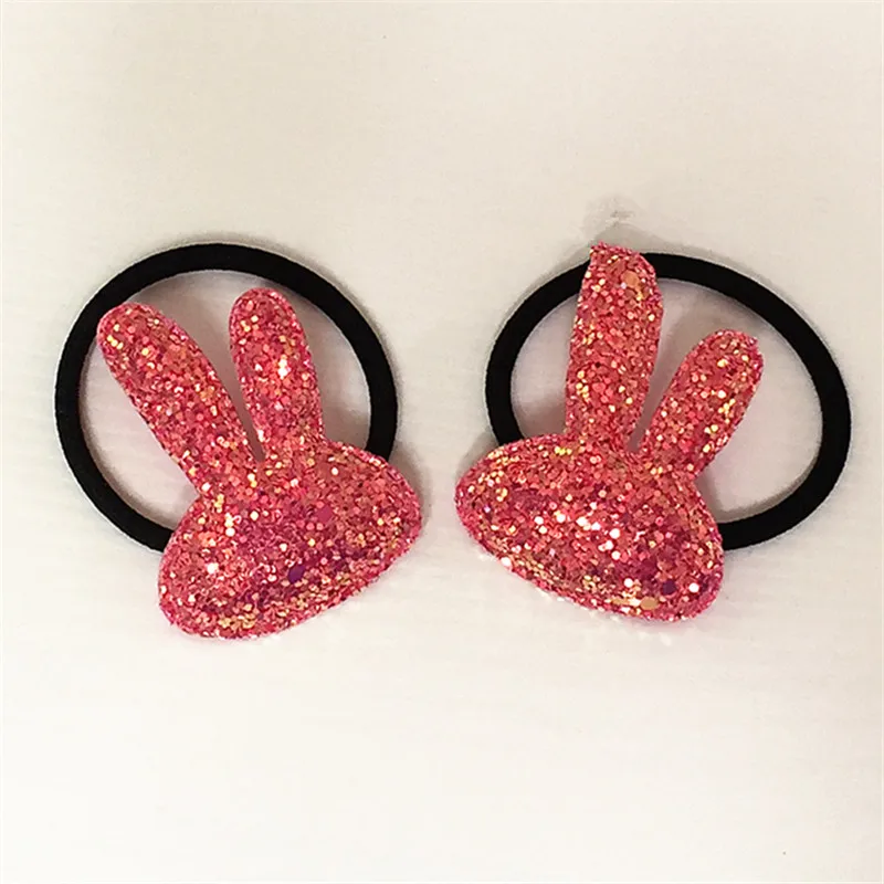 2 шт./лот, блестящие заколки для волос с бабочкой, блестящие стразы, резинка для волос, Круглый обруч для волос, милые детские аксессуары для волос