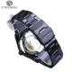 Forsining Silver Dragon Skeleton Automatic Mechanical Men Wrist Watch Full Stainless Steel Strap Clock Waterproof Men's watches Other Image