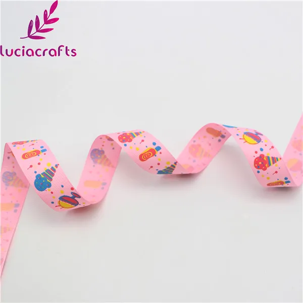 Light Pink 5y Lucia Crafts 5y/8y 25 мм мультфильм кекс мороженое напечатано корсажная лента упаковка волос лук и Швейные аксессуары CS0305 - Цвет: Light Pink 5y