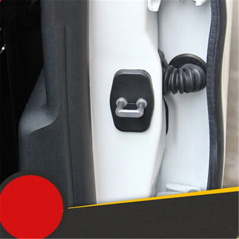 4 шт. автомобильный Стайлинг дверной замок водонепроницаемый чехол для Peugeot 308 408