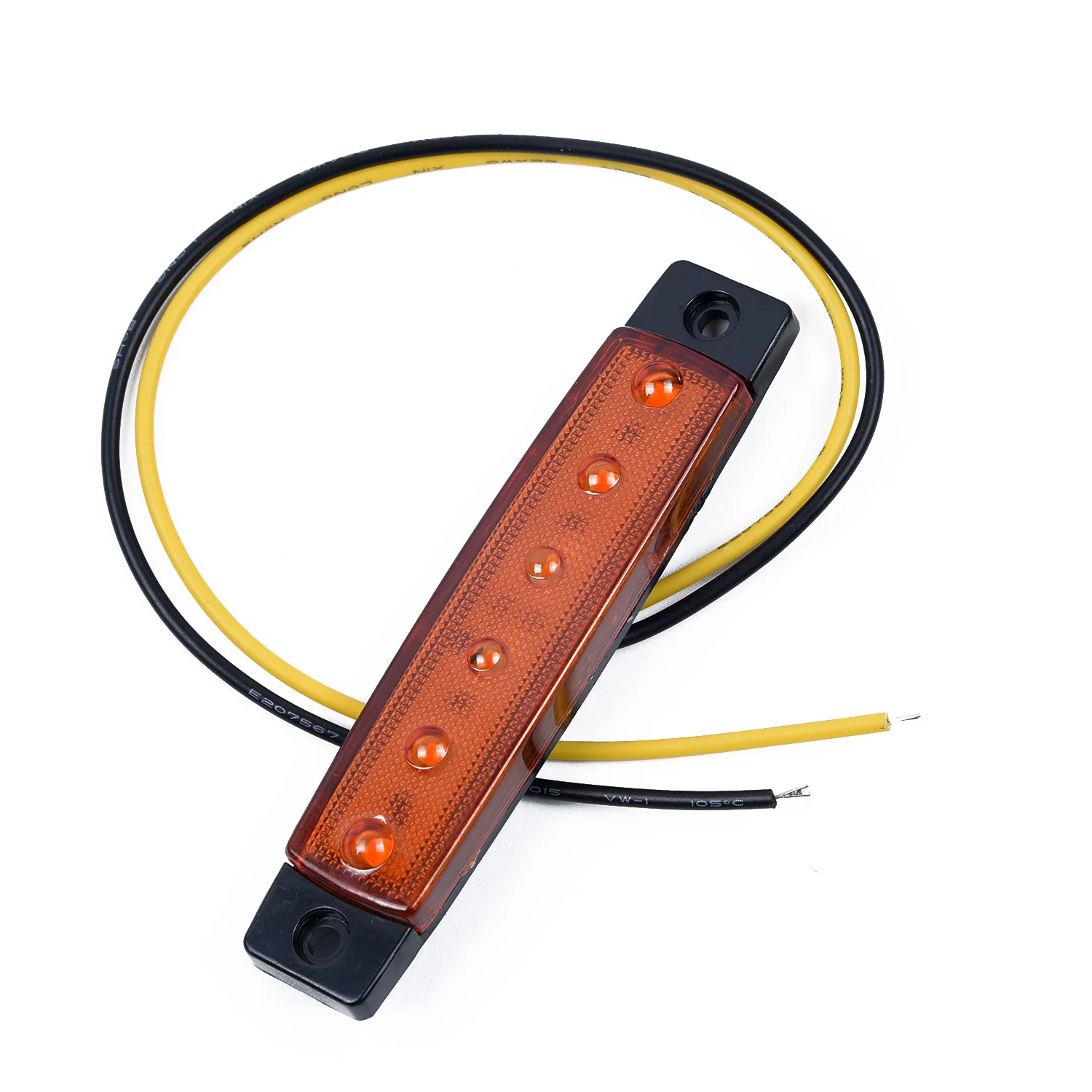 

Super Bright Light Lamp Auto Car Side Sign Taillights Trailers Wagons Durable ABS Material 6SMD 10pcs