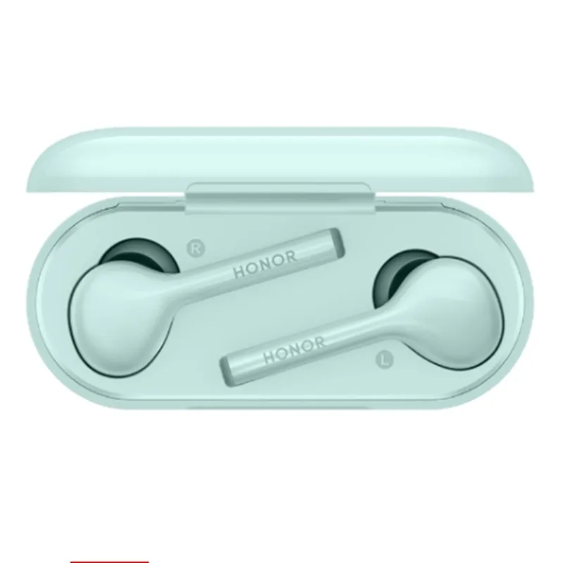 Синий Huawei Honor Flypods Lite Беспроводные Наушники Hi-Fi водонепроницаемые IP54 управление беспроводным зарядным устройством Bluetooth 4,2 - Цвет: Синий