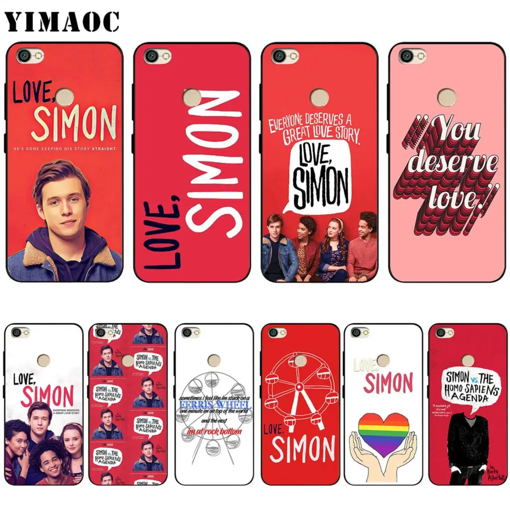 Love Simon Case for Xiaomi Redmi MI Note MAX 3 6a 7 6 8 9 10 GO SE A1 A2 A3 Lite 8A F1 Pro | Мобильные телефоны и