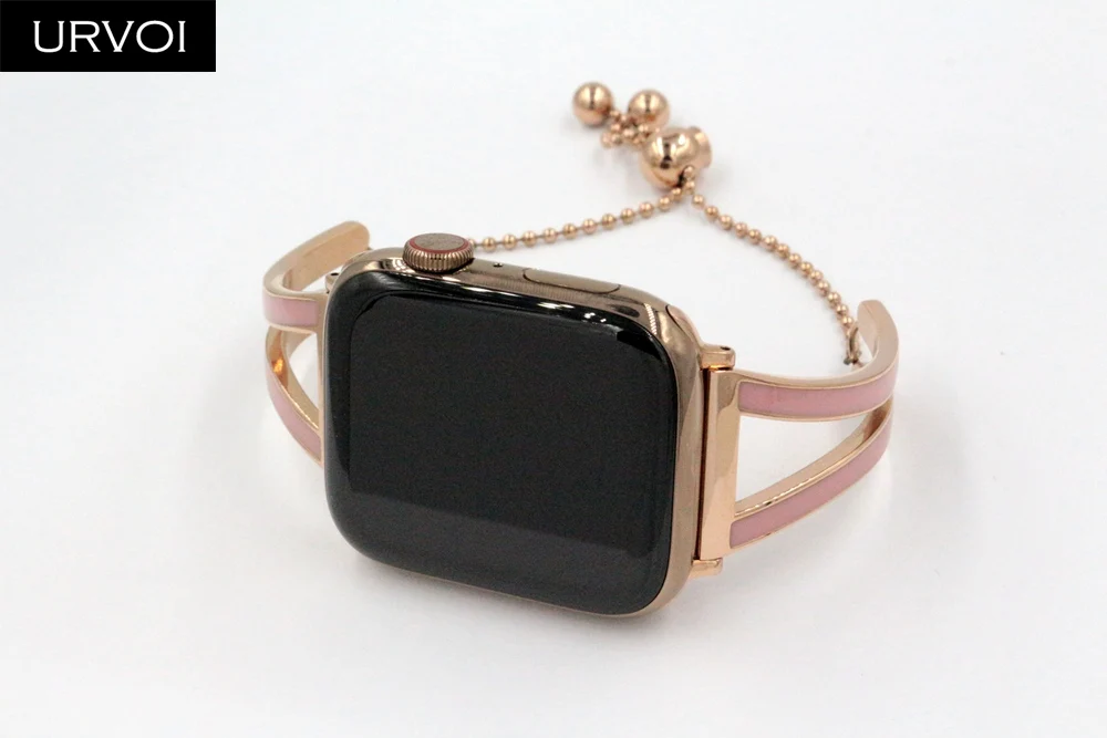 URVOI braceket для Apple Watch band series 6 SE 5 4 3 2 1 модная цепочка девочек наручная манжета из