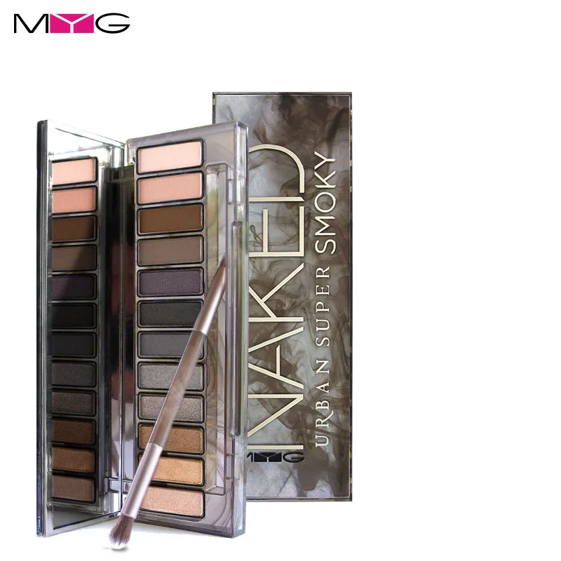 MYG 12 видов цветов Тени для век Палитра блестящие тени мерцающий матовый