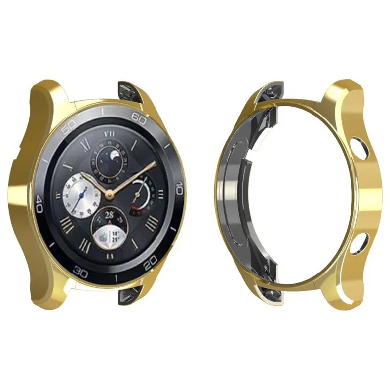 Для huawei Watch 2 Pro чехол Защитная крышка с углеродным волокном задняя защитная пленка задняя наклейка для huawei Watch 2Pro - Цвет: Gold