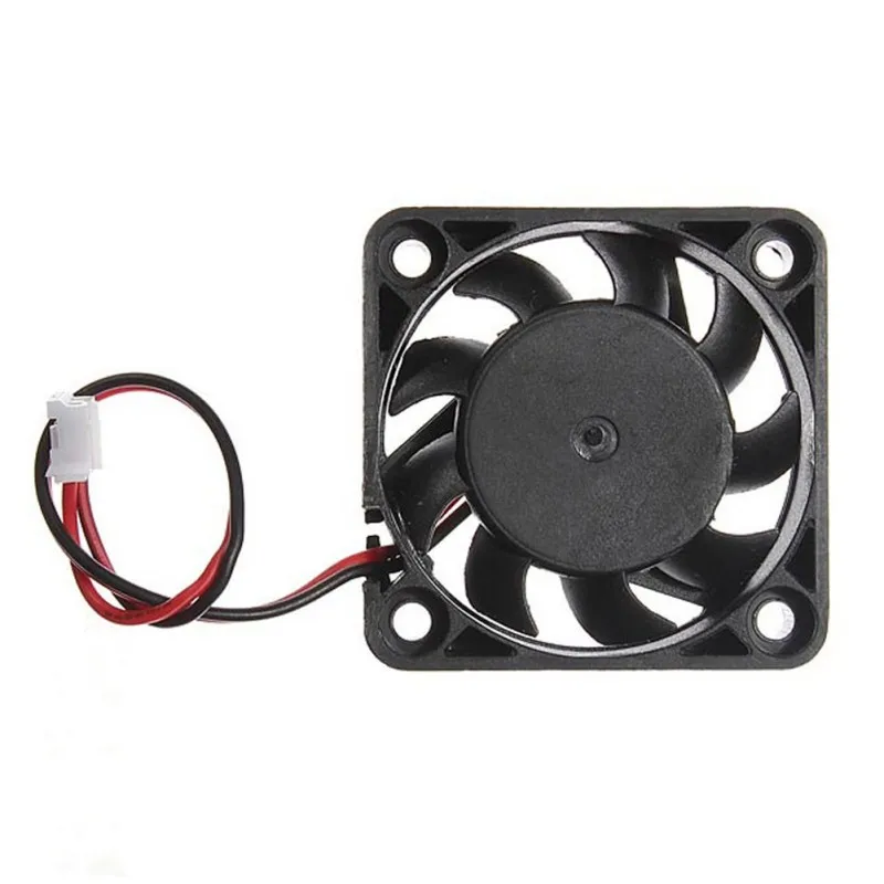 Мини 12V 2 Pin 40 мм компьютерный кулер маленький охлаждающий вентилятор PC черный F
