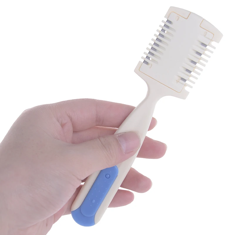Durable Home Hairdresser Makeup Tools Hair Cutting Trimmer Razor Blade Comb for Thinning Bangs Long Beauty Cut Accessories |