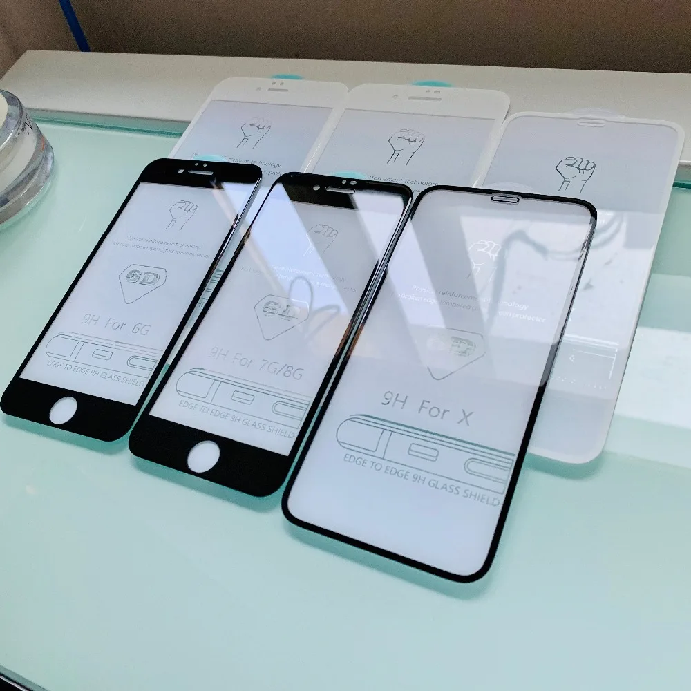 HICUTE Защитное стекло для iPhone x защита экрана iPhone x xr xs max закаленное стекло на iPhone x xs max xr защита экрана