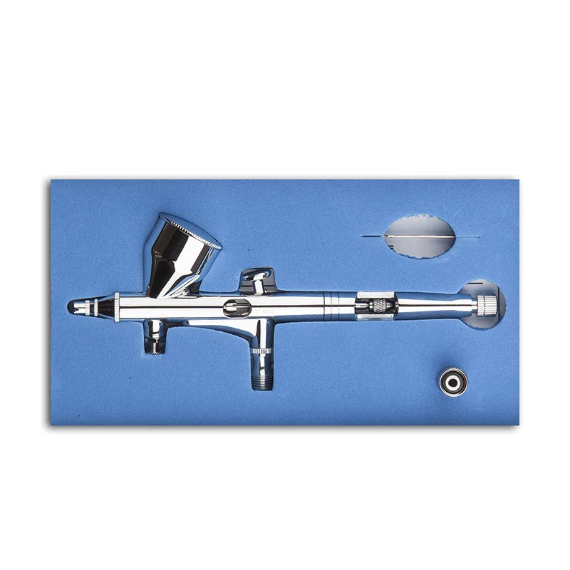 Pinkiou комплект аэрографа двойного действия 0 2 мм Игла Аэрограф для дизайна ногтей