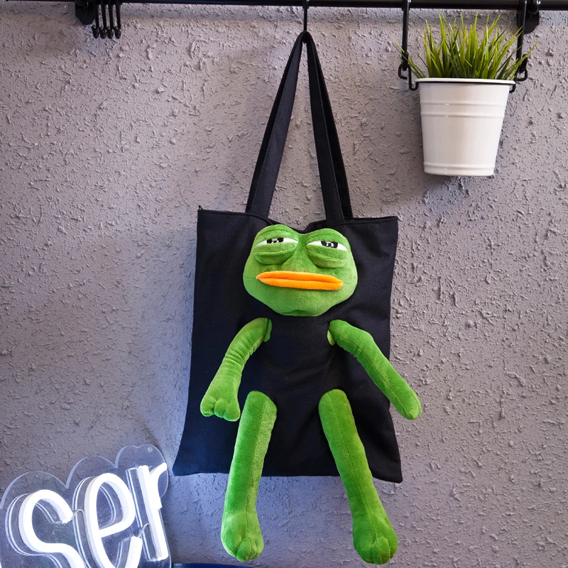 Sad Frog сумка аниме Розовая пантера Sad Frog fees Плюшевая Кукла Косплей животные милые игрушки Холст сумка на плечо для девочки подарок