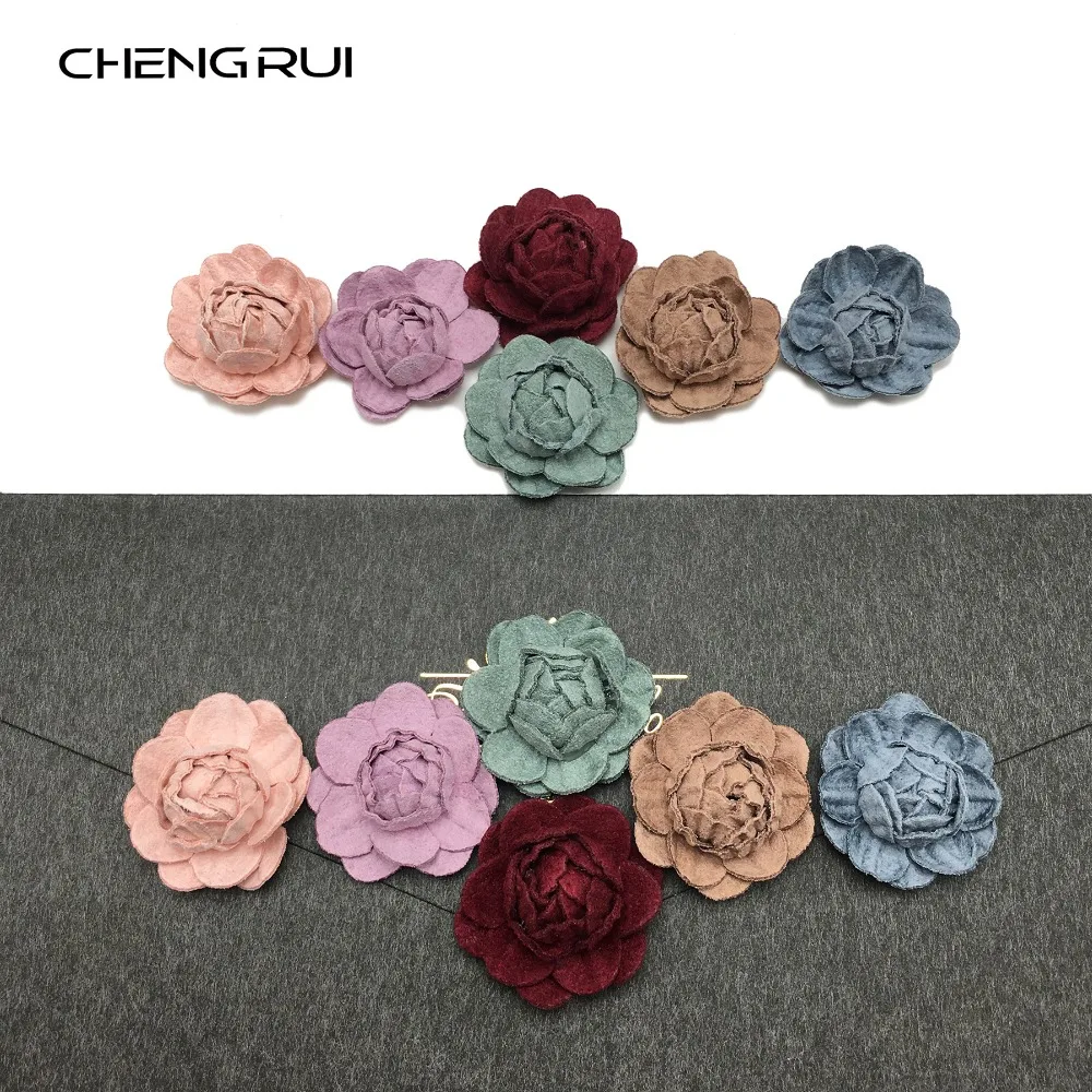 CHENGRUI F96 2 5 см цветок из ткани патчи нашивки для одежды товары рукоделия своими