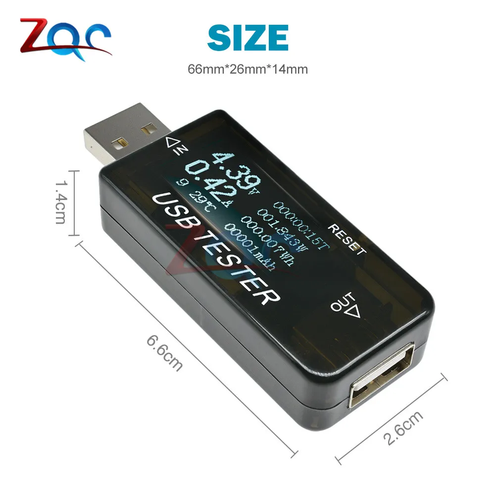 8 в 1 QC2.0 QC3.0 DC 4-30 в Электрический банк питания USB Емкость тестер напряжения измеритель тока монитор цифровой вольтметр Амперметр