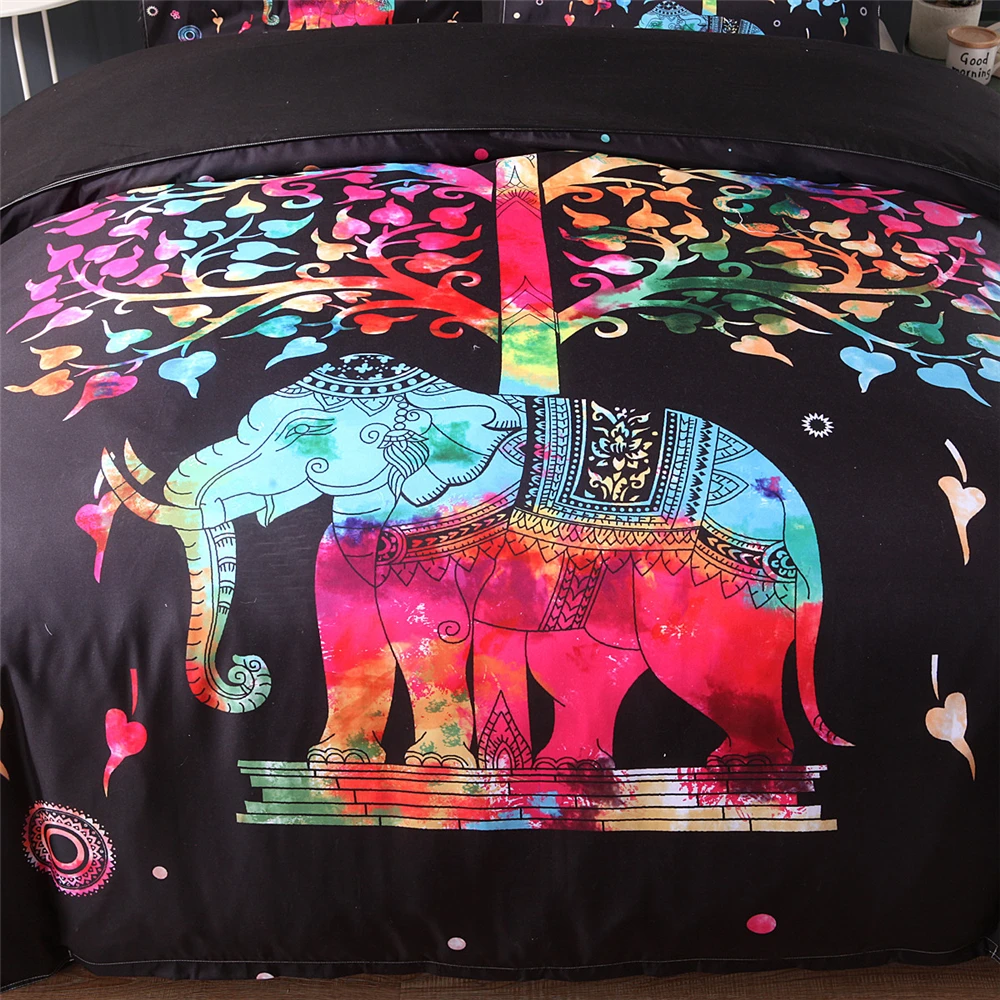 Набор постельного белья в стиле бохо набор из 3 предметов с пододеяльником и