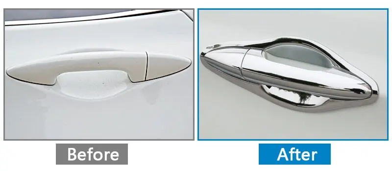 Для hyundai Solaris Accent Verna 2010- хромированная отделка дверные ручки крышки 2011 2012 2013 хэтчбек аксессуары для автомобиля Стайлинг