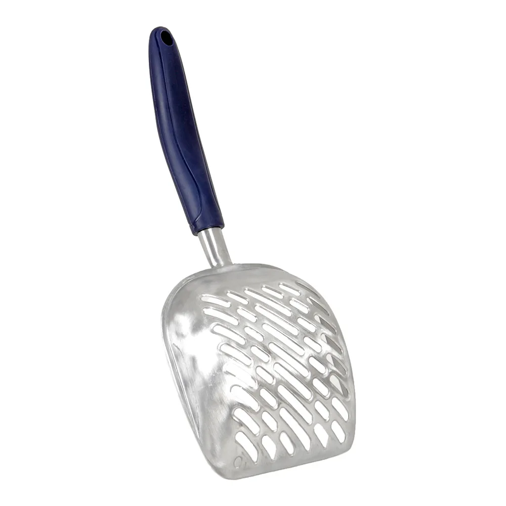 Большой Размеры кошачьих туалетов Совок Алюминий сплав глубокий лопатой кошка