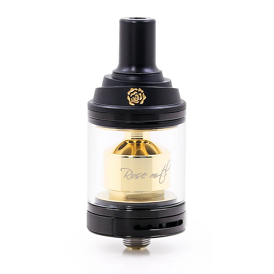 Оригинал Fumytech Rose mtl RTA золотой цвет 24 мм 3 5 мл электронная сигарета атомайзер с