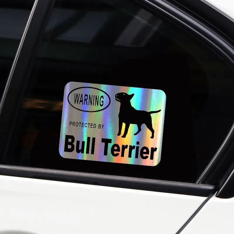 Наклейки творчески защищены бультерьер животного Автомобиль Задние наклейки