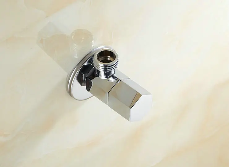 Треугольный клапан 1/" X 1/2" Мужской Латунный Угловой запорный клапан для ванной комнаты антикварные заправочные клапаны аксессуары для ванной комнаты