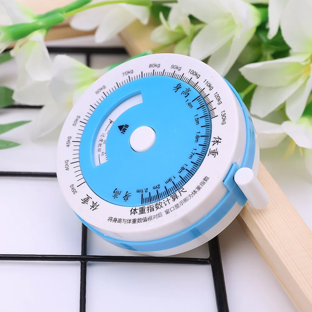 150 см BMI лента измеряет Индекс Массы Тела выдвижной ленты диета потеря веса