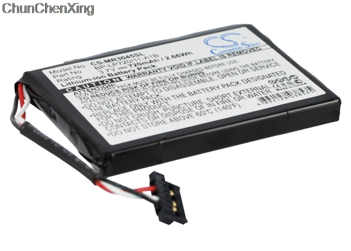Аккумулятор Cameron Sino 720mAh BP-LP720/11-A1B для Magellan RoadMate 3045, RoadMate 3045-LM, RoadMate 3045-MU