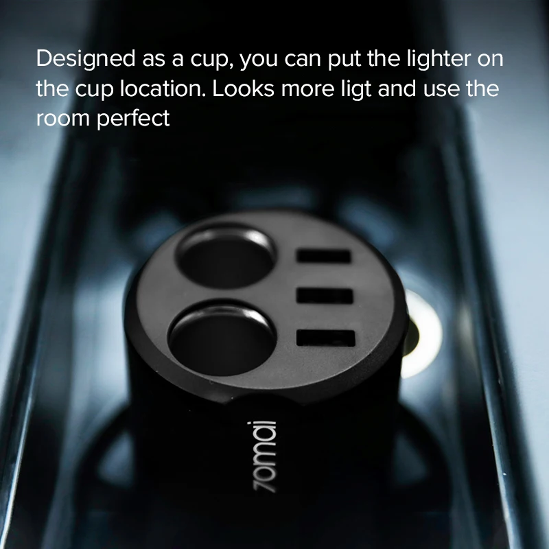 70mai розетка для автомобильного прикуривателя Pro 70mai USB Автомобильное зарядное устройство мульти Авто адаптер питания 70MAICar разветвитель для P30 для Mi9