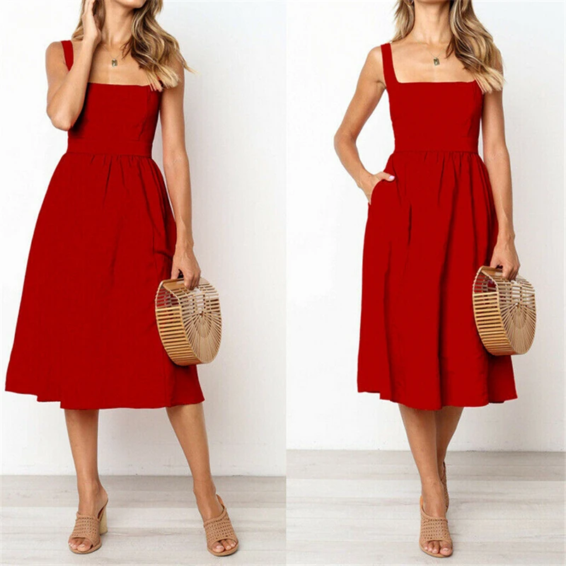 Сексуальное платье 2019 женское праздничное с ремешками трапециевидные женские