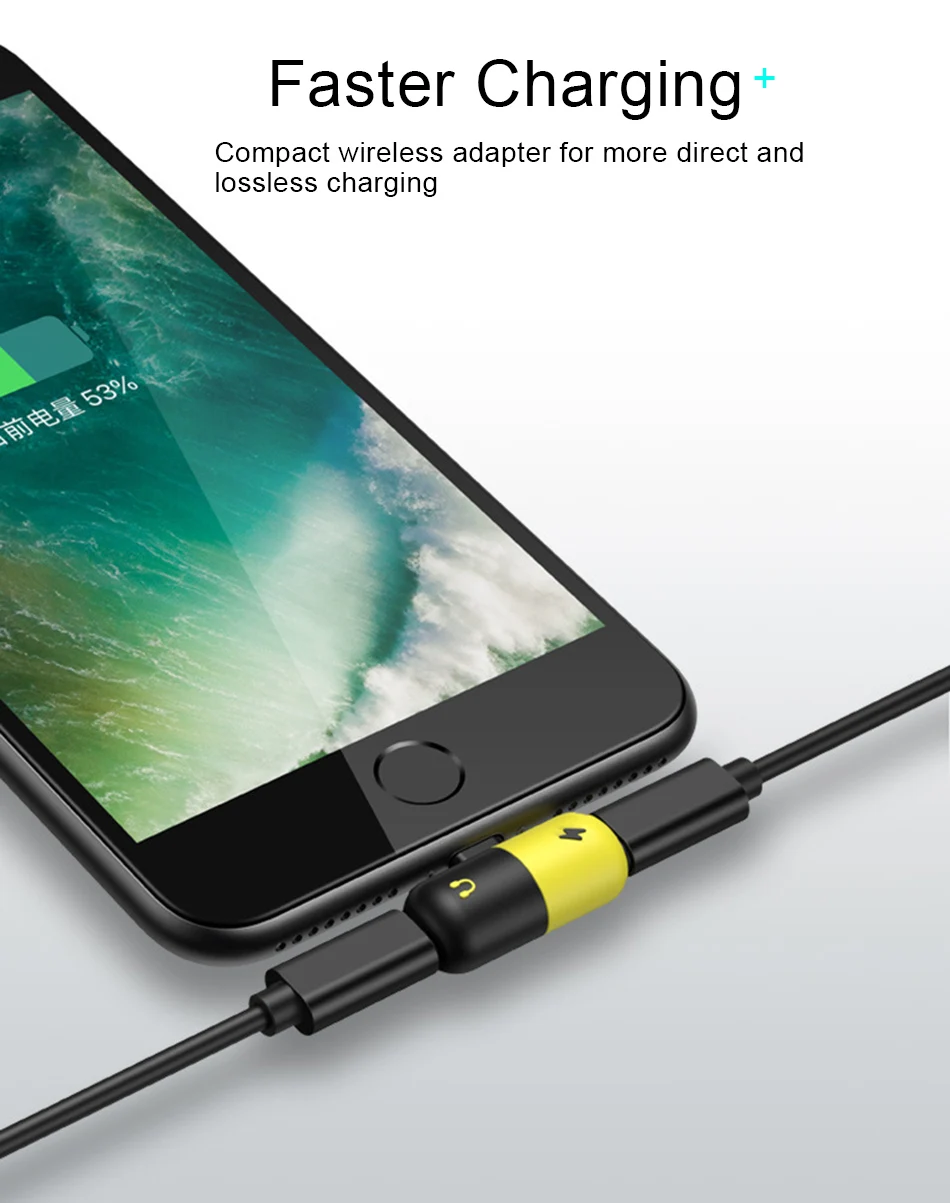 ACCEZZ мобильный телефон адаптер для iphone X 8 7 XS MAX XR двойной разветвитель освещения AUX Наушники Аудио Быстрая зарядка прослушивание адаптер