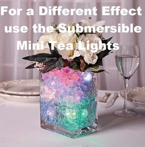 Супер яркая ваза для помещений освещение! (20 шт./лот) RGB многоцветный цветочный