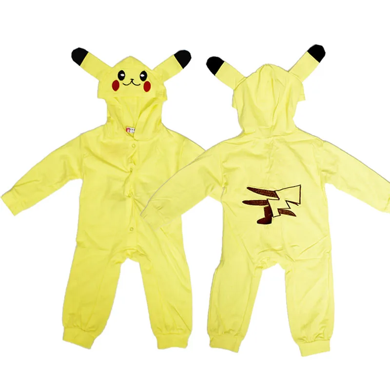 Детский маскарадный костюм Pokemon Go Костюм Пикачу для Хэллоуина одежда маленьких