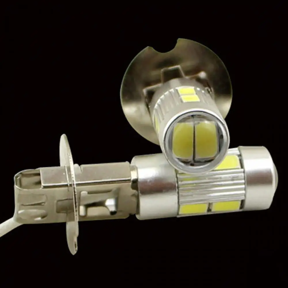 2 шт. 10SMD H3 светодиодный 5630 DC 12V дальнего света 360 градусов супер яркий