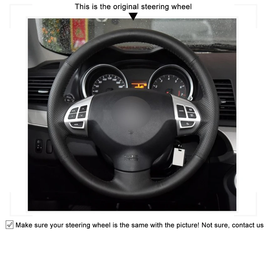 Чехол на руль MEWANT для Mitsubishi Lancer X 10 2007 2015 Outlander 2006 2013 ASX 2010 Colt|car steering wheel cover|steering