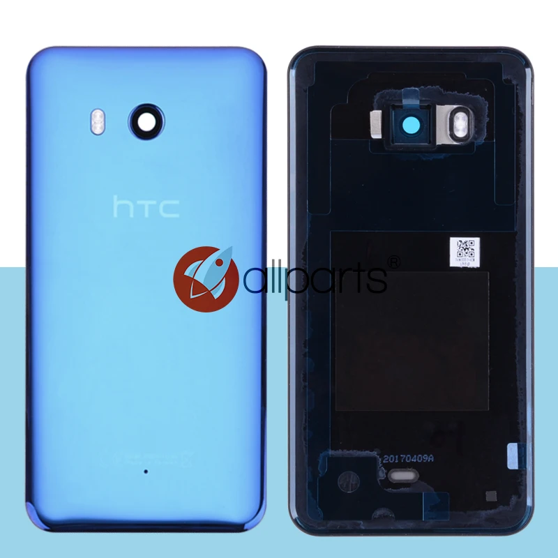 Задняя крышка для HTC U11 U-3w W-1w на батарею черный золотой