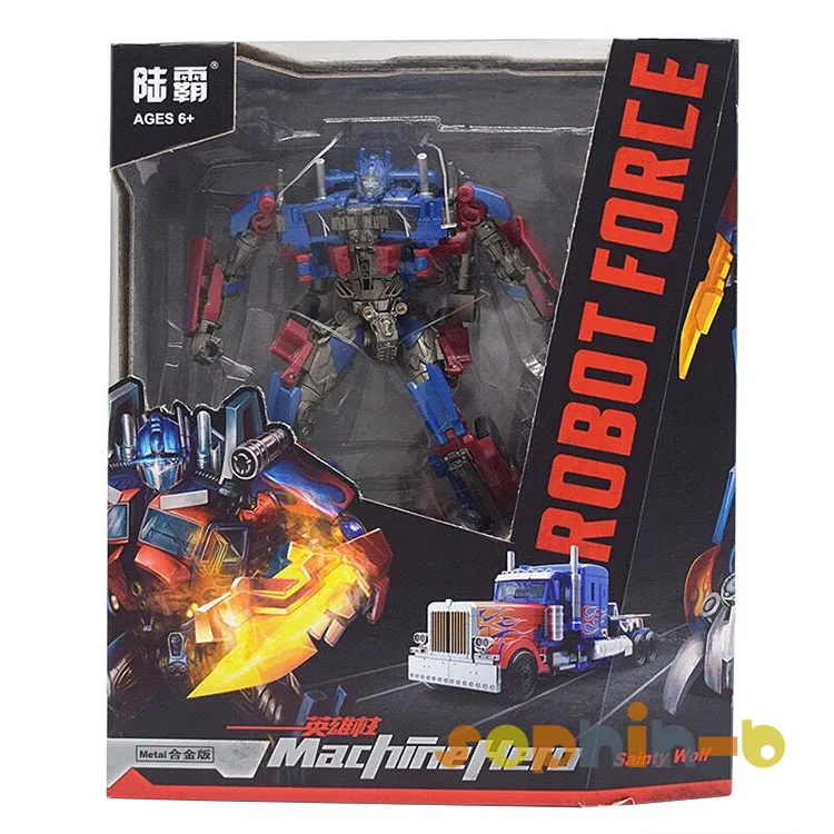 OP Original Box Трансформированный Optimus Prime с металлическими частями SS05 MP10 MP01 SS38 TE01 KO рисунок светодиодный стенд - Цвет: OP Original Box